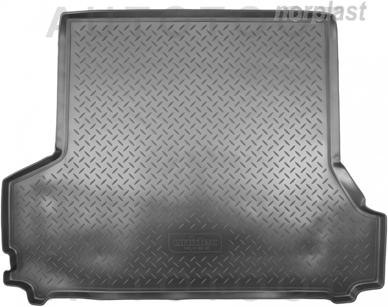 Коврик в багажник NORPLAST, черный, полиуретан -  для TOYOTA LAND CRUISER
