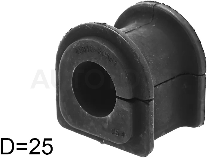 Втулка переднего стабилизатора d=25 -ST4881530551 Sat для LEXUS GS300, TOYOTA CROWN