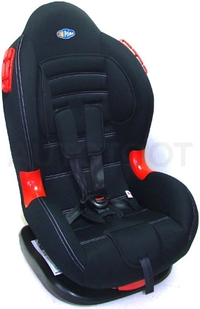 9-25кг / 1-7 лет Автокресло детское 1/2 гр KIDS PRIME LB020-1 Кокон Черное