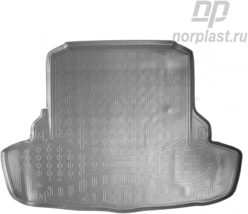 Коврик в багажник NORPLAST, черный, полиуретан