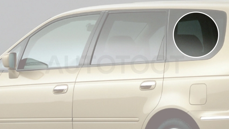 Стекло багажника боковое заднее левое -  для HONDA ODYSSEY