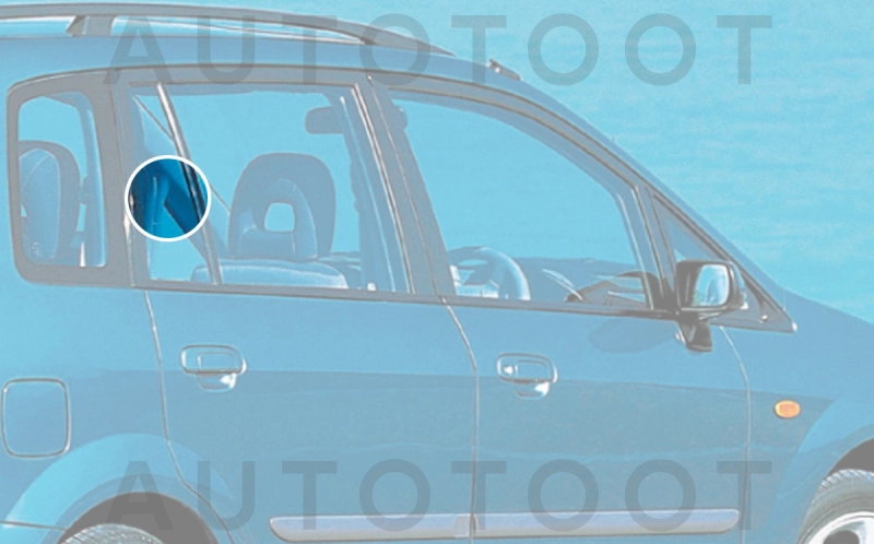 Стекло форточки (уголок) задней правой двери -  для MAZDA 5 (PREMACY)