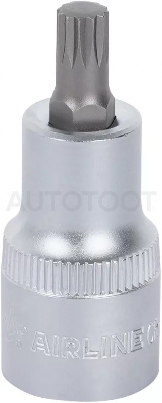 Головка торцевая 1/2" со вставкой SPLINE M8, L=55мм - Артикул ATBS59 - Производитель Airline - Фото, Отзывы, Цены