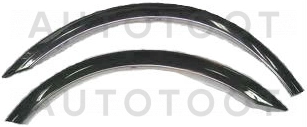 Накладка на крыло левая+правая (комплект, хром) -  для HONDA CIVIC
