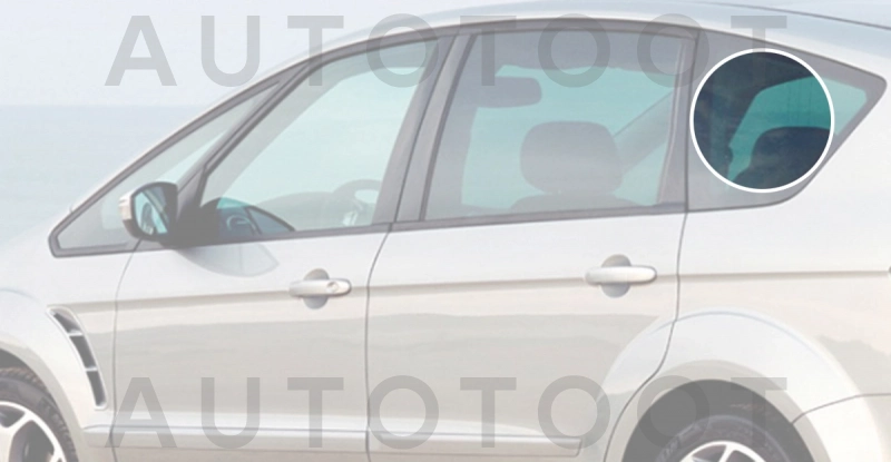 Стекло багажника боковое заднее левое с антеной -  для FORD S-MAX