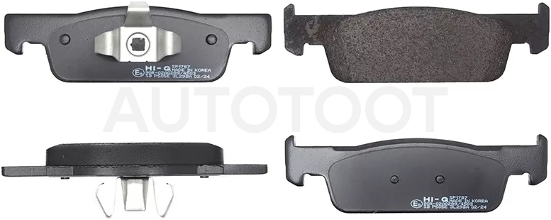 Колодки тормозные (Спереди) Renault Logan 09-22 / Sandero 14-18 / Dacia Logan 12-19 / Sandero 12-19 / Renault Clio 12-16 / Logan Stepway 18- / Smart Forfour 14- / Fortwo 14