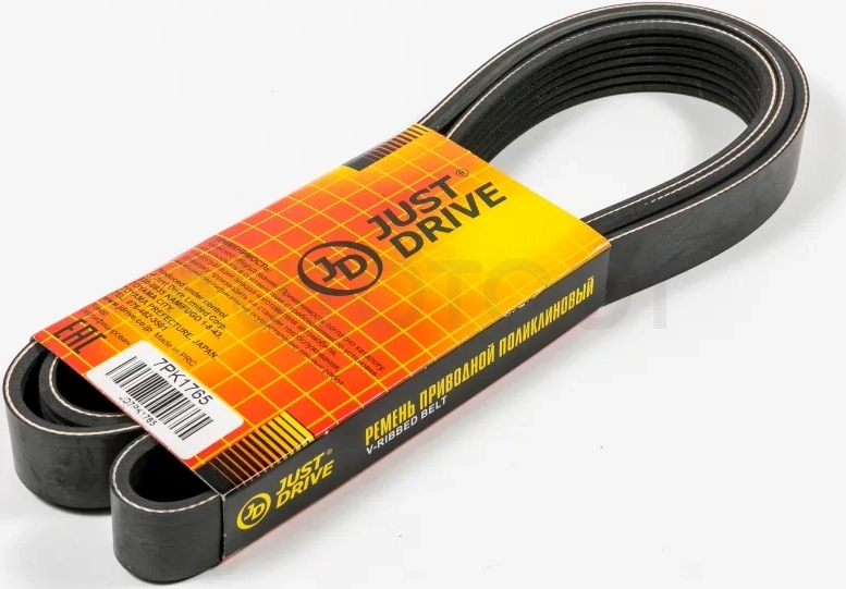 Ремень поликлиновый JD - Артикул 7PK1765 - Производитель Just Drive - Фото, Отзывы, Цены