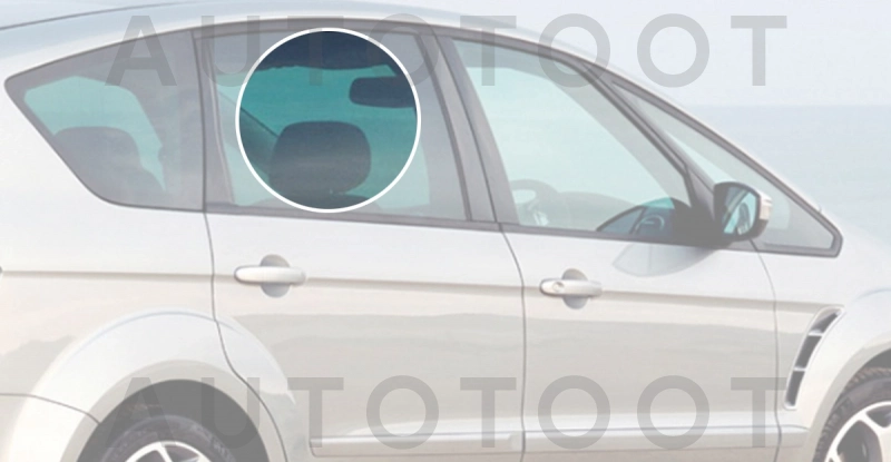 Стекло заднее правое опускное -  для FORD S-MAX
