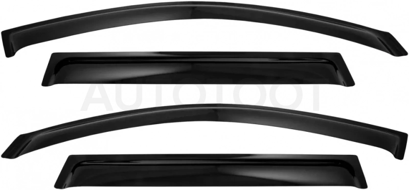 Дефлекторы боковых окон Volkswagen Touareg, 2007-2010, 4ч., темный / Фольксваген Туарег - Артикул NLDSVOTOU0732 - Производитель Sim - Фото, Отзывы, Цены