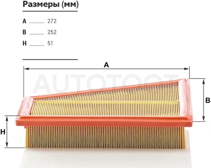 Фильтр воздушный BMW 3-SERIES F30 12-/ 5-SERIES F10/F11 10