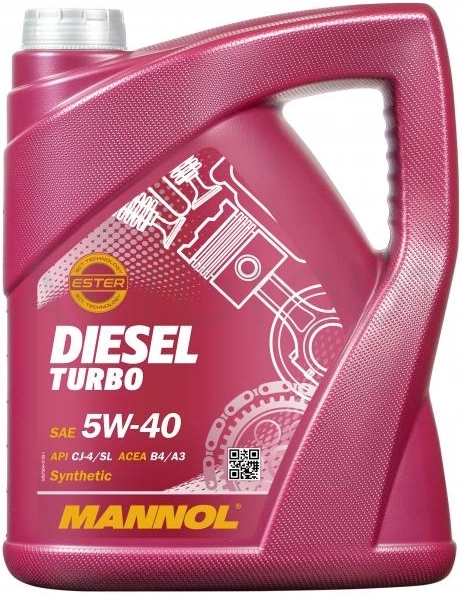 5W-40 MANNOL Diesel Turbo 5л Масло моторное синтетическое - Артикул 4036021505107 - Производитель Mannol - Фото, Отзывы, Цены