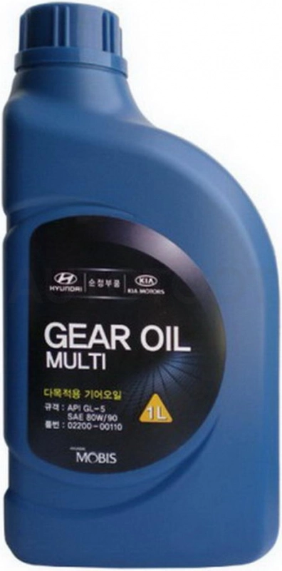 Масло трансмиссионное минеральное "Gear Oil Multi 80W-90", 1л - Артикул 0220000110 - Производитель Hyundai-Kia - Фото, Отзывы, Цены