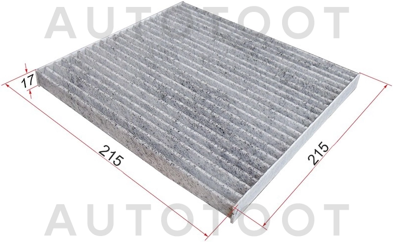 Фильтр салонный угольный -  для TOYOTA LAND CRUISER, TOYOTA CAMRY, TOYOTA YARIS