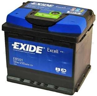 Аккумулятор EXIDE 50Ah 450A прямая полярность(+-)