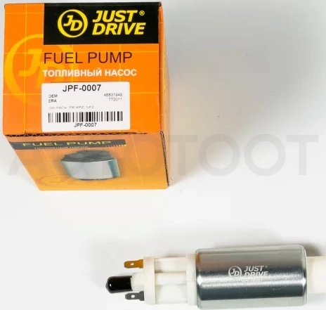Насос топливный 12v; 3bar; 95L/h (широкие клеммы) - Артикул JPF0007 - Производитель Just Drive - Фото, Отзывы, Цены