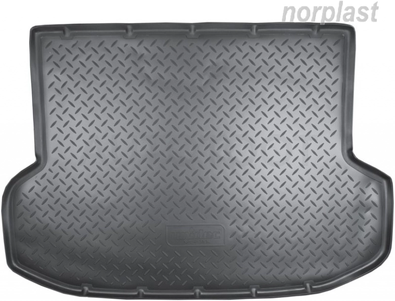 Коврик в багажник NORPLAST, черный, полиуретан