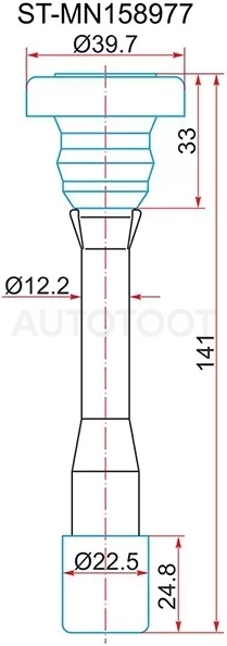 Наконечник катушки MITSUBISHI 4G63/4G63/4G93/4G92 (MD362907) - Артикул STMN158977 - Производитель Sat - Фото, Отзывы, Цены