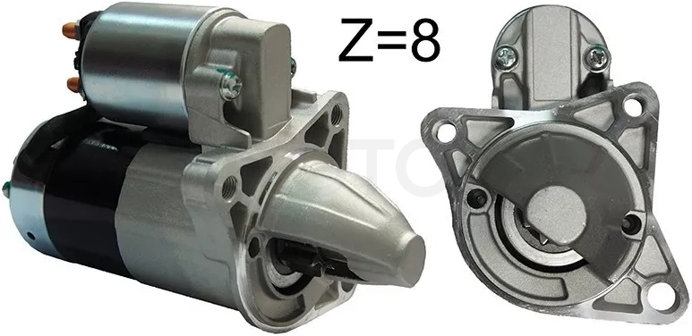 Стартер Kia Rio 00-05 / Spectra 00-11 (1 kW/ Z=8) - Артикул STBPD418400AN - Производитель Sat - Фото, Отзывы, Цены