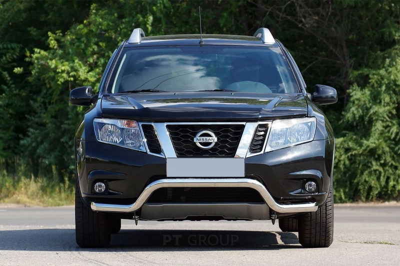 NISSAN Terrano 2014- Защита переднего бампера Ø63мм "Волна" (НПС) - Артикул 08060101 - Производитель PT Group - Фото, Отзывы, Цены