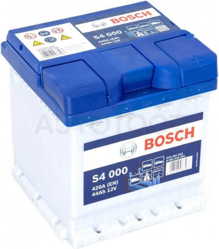 Аккумулятор BOSCH 44Ah 420A обратная полярность(-+)
