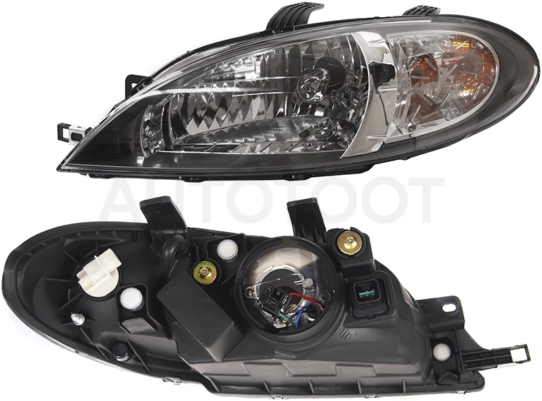 Фара левая (без отверстия под электрокорректор) -ST2351103L Sat для CHEVROLET LACETTI, DAEWOO GENTRA