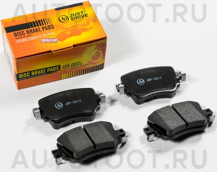 Колодки тормозные дисковые, задние - Артикул JBP0612 - Производитель Just Drive - Фото, Отзывы, Цены