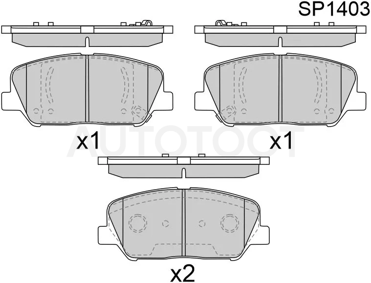 Колодки тормозные (Спереди) Kia Ceed 12-16 / Cerato 13-16 / Optima 10-16 / Hyundai Genesis 08-14 / Grandeur 11-16 / i30 11-15