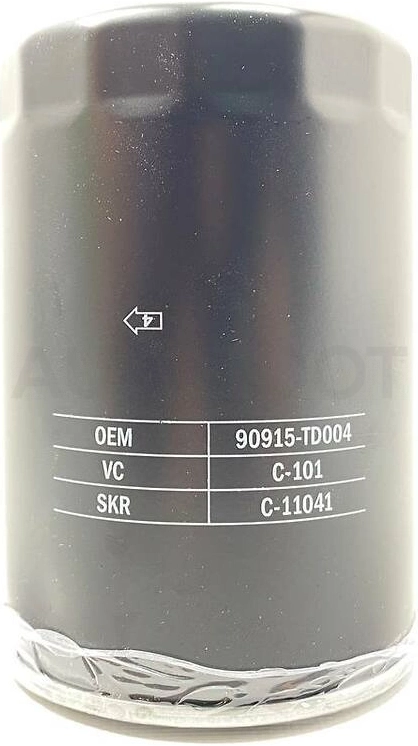 Фильтр масляный L, 3L, 2L, 2LT, 3V, 4V, 4, 5VEU, 4VU, 2B, 3B, 11B, 13B, 2J, 1FZFE -ST90915TD004 Sat для TOYOTA LAND CRUISER, TOYOTA HIACE, TOYOTA LITE ACE