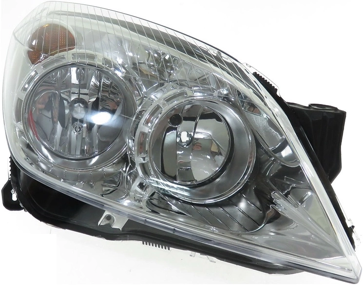 Фара правая (с электрокорректором, внутри хром) -4421140RMLEMN1 Depo для OPEL ASTRA