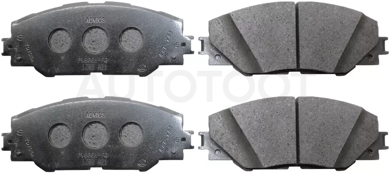 Колодки тормозные (Спереди) Toyota Harrier (XU60) 13-20 / Prius (ZVW30,ZVW50) 09-19 / Prius Alpha 11-21 / RAV4 (XA30,XA40) 05-19 / Scion tC 10-16 / Toyota Auris 09-18 / Blade 06-12 / Mark X Zio 07-13 / Mirai 14