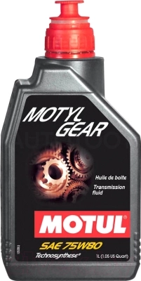 75W-90 Масло трансмиссионное полусинтетическое "MOTYLGEAR 75W-90", 1л - Артикул 109055 - Производитель MOTUL - Фото, Отзывы, Цены