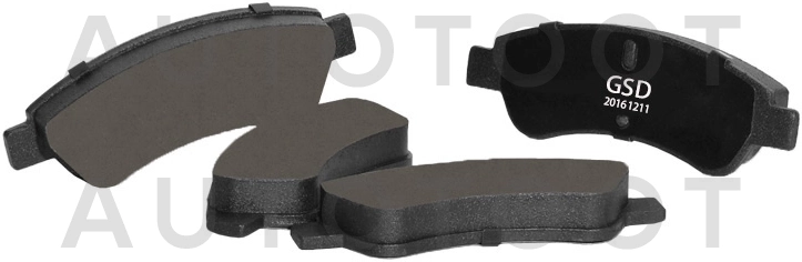 Колодки тормозные передние -ST425302 Sat для PEUGEOT 206, CITROEN BERLINGO, CITROEN C2, CITROEN C3, CITROEN C4, PEUGEOT 207, PEUGEOT 307, PEUGEOT PARTNER