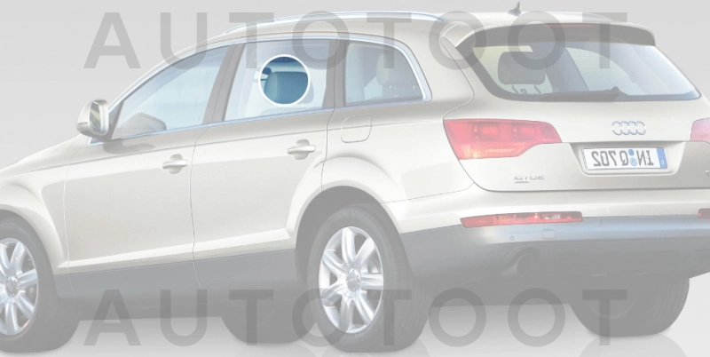 Стекло заднее левое опускное -  для AUDI Q7