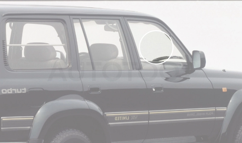 Стекло переднее правое опускное -  для TOYOTA LAND CRUISER