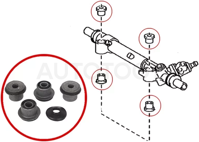 Сайлентблок рулевой рейки Toyota Land Cruiser Prado (J150) 09-20 / Lexus GX 09-19