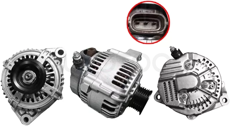 Генератор TOYOTA MARK II/CRESTA/CHASER/SUPRA 2.5/3.0 93-/COROLLA/RAV4 2.0D 01-06 1/2JZGE/1CDFT 12V 100A