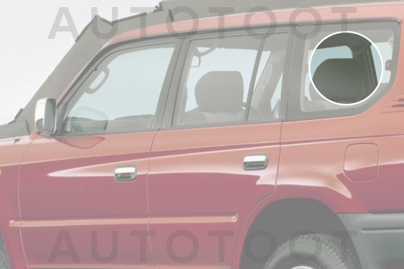 Стекло багажника боковое заднее левое -  для TOYOTA LAND CRUISER PRADO