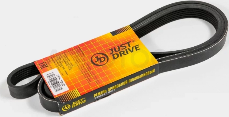 Ремень поликлиновый JD - Артикул 6PK1900 - Производитель Just Drive - Фото, Отзывы, Цены