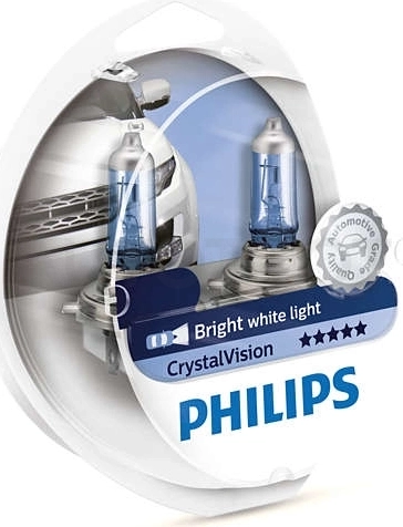 Лампа H11 комплект 2шт 12V 55W Cristal Vision