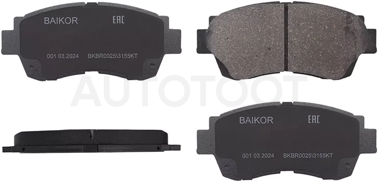 Колодки тормозные (Спереди) Toyota Camry Europe/Russia (XV20) 96-02 / Camry Japan 86-01 / Crown 91-07 / Mark II (X90,X100,X110) 92-04 / Lexus GS 93-97 / LS 89-00 / Toyota Altezza 98-05 / Aristo 91-97 / Brevis 01-07 / Camry Gracia 96-01