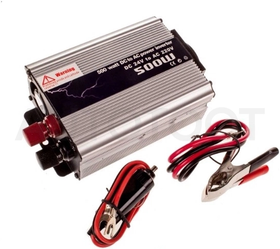 Преобразователь напряжения (инвертор) 24V/220V 500W KS