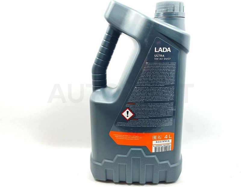 Масло моторное синтетическое 5W40 SN/CF 4л - Артикул 88888R05400400 - Производитель Lada - Фото, Отзывы, Цены