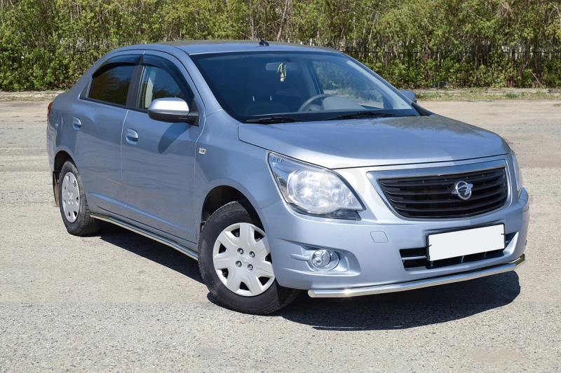 CHEVROLET Cobalt 2019- Защита переднего бампера одинарная Ø38мм (НПС) - Артикул CHC220201 - Производитель PT Group - Фото, Отзывы, Цены