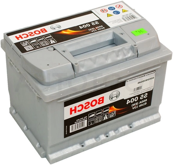 Аккумулятор BOSCH 61Ah 600A обратная полярность(-+)