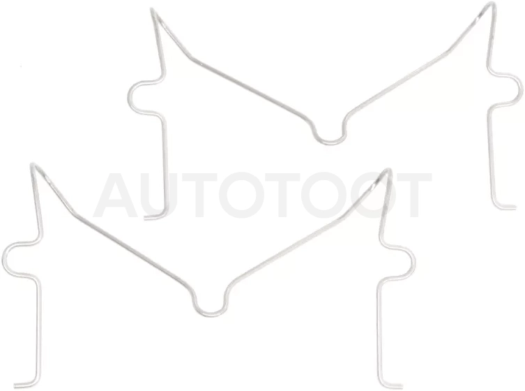 Комплект монтажный передних тормозных колодок TOYOTA FORTUNER/HILUX 12