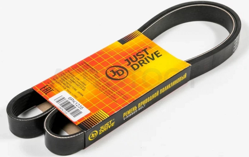 Ремень поликлиновый JD - Артикул 6PK1235 - Производитель Just Drive - Фото, Отзывы, Цены