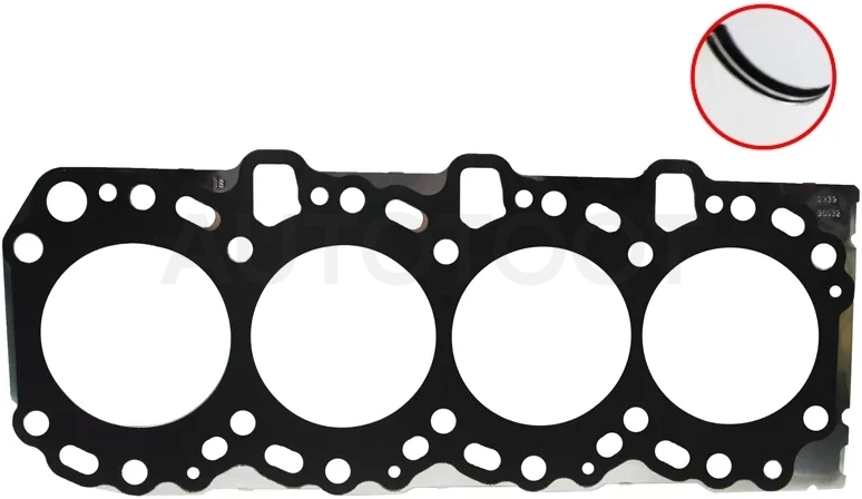 Прокладка головки блока 1KDFTV (T=0,80) DYNA/TOYOACE/FORTUNER/HIACE/HILUX/SURF/LC PRADO J9#/J12#/J15
