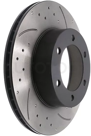 Комплект дисков тормозных передний перфорированные TOYOTA Land Cruiser Prado #ZJ9# 95-03, Surf #ZN18