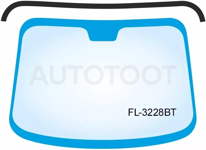 Молдинг лобового стекла (Сверху) Toyota Land Cruiser Prado (J150) 09-24 / Lexus GX 09-19