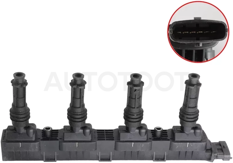 Катушка зажигания OPEL ASTRA A/H/G 04-09/SUZUKI WAGON R 04-08/RENAULT SANDERO 09- Z12 (модуль)